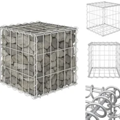 Hot Plantekrukker - Living gabion-højbed 30x30x30 cm kubeformet stål Krukker & Plantebeholdere