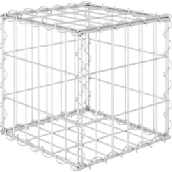 Hot Plantekrukker - Living gabion-højbed 30x30x30 cm kubeformet stål Krukker & Plantebeholdere