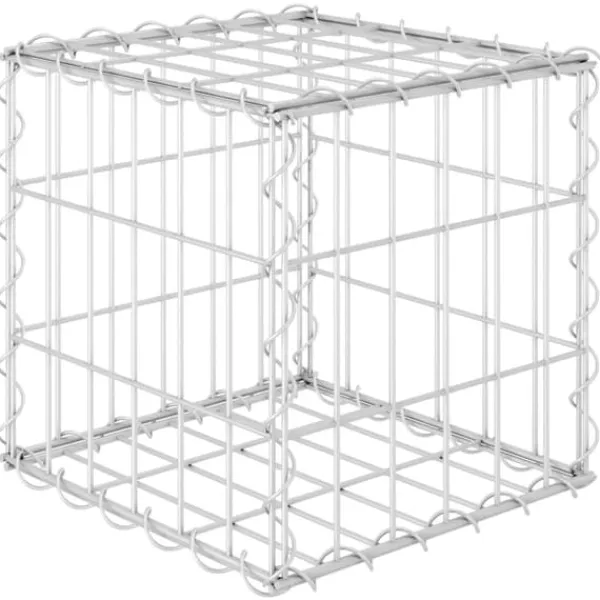 Hot Plantekrukker - Living gabion-højbed 30x30x30 cm kubeformet stål Krukker & Plantebeholdere