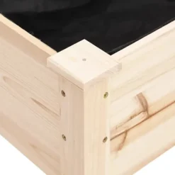 Outlet Plantekrukker - Living plantekasse med foring 203x53x76 cm massivt fyrretræ Krukker & Plantebeholdere