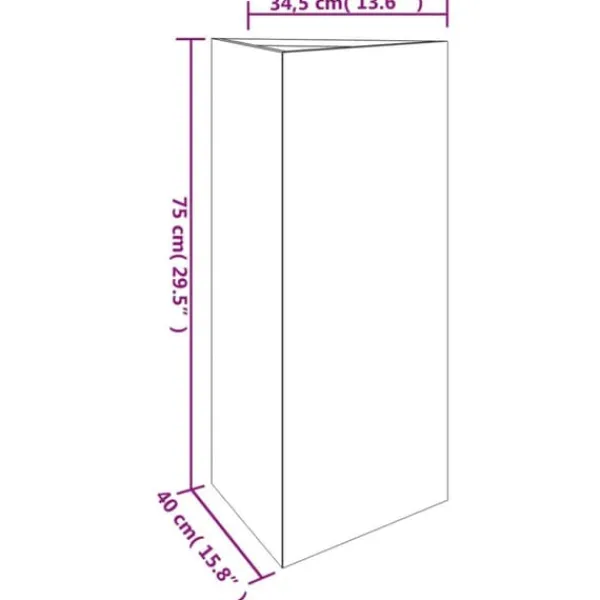 Hot Plantekrukker - Living plantekrukke 40x34,5x75 cm cortenstål Krukker & Plantebeholdere