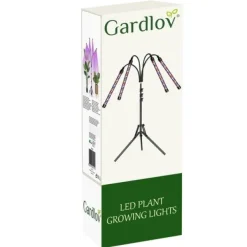Outlet Plantelampe med Stativ / Plantebelysning - 4 LED-paneler Kit Til Plante- & Urtedyrkning