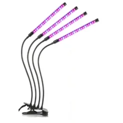 Kit Til Plante- & Urtedyrkning^Plantelampe/plantebelysning med 4 fleksible LED-lysstofrør 1-pack