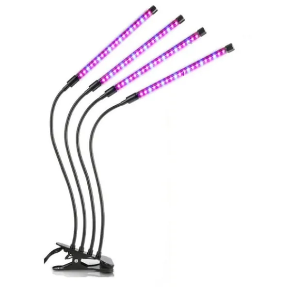 Kit Til Plante- & Urtedyrkning^Plantelampe/plantebelysning med 4 fleksible LED-lysstofrør 1-pack