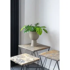 Hot Planter, Amalfi Blomsterpotte, 19x27 cm, Beige Grå Krukker & Plantebeholdere