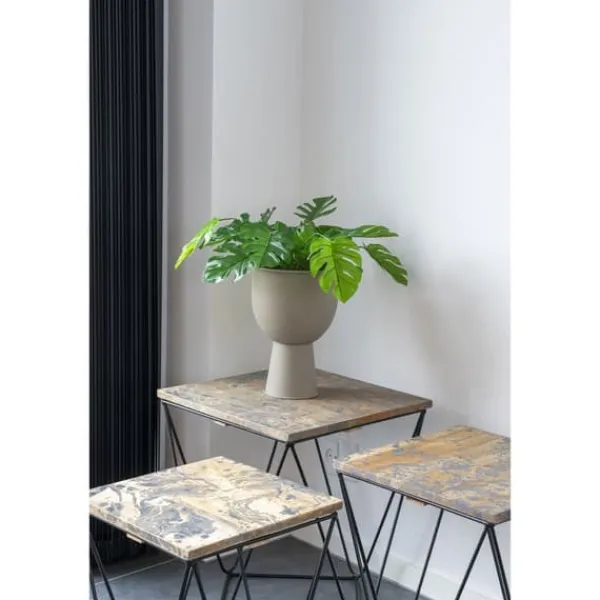 Hot Planter, Amalfi Blomsterpotte, 19x27 cm, Beige Grå Krukker & Plantebeholdere