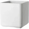 Hot Planter Deroma Cosmo Grey Plastic Recycled plastic 38 x 38 x 39 cm Squared Bucket 38 cm Krukker & Plantebeholdere