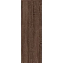 Plantestativ i konstrueret træ - Højde 100 cm | Farve: Brun egetræsfarve | Størrelse: 33x33 cm Plantestativer