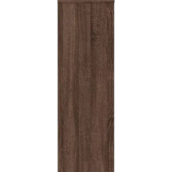 Plantestativ i konstrueret træ - Højde 100 cm | Farve: Brun egetræsfarve | Størrelse: 33x33 cm Plantestativer