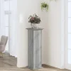 Online Plantestativ i konstrueret træ - Høj og stabil | Farve: Grå sonoma-eg | Størrelse: 33x33x100 cm Plantestativer