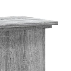 Online Plantestativ i konstrueret træ - Høj og stabil | Farve: Grå sonoma-eg | Størrelse: 33x33x100 cm Plantestativer