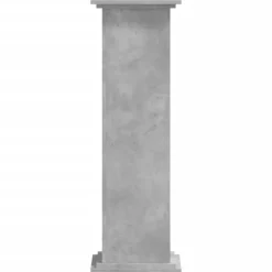 Discount Plantestativ i konstrueret træ - Blomsterstativ | Størrelse: 33x33x100 cm | Farve: Betongrå Plantestativer