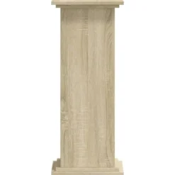 Clearance Plantestativ i konstrueret træ - Tidløst design | Størrelse: 33x33x80 cm | Farve: Sonoma-eg Plantestativer