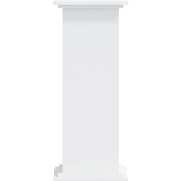 Plantestativer^Plantestativ i konstrueret træ - Minimalistisk design | Størrelse: 33x33x80 cm | Farve: Hvid