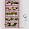 Sale Plantestativ med vækstlys 6 etager, 180W, 70,9, indendørs plantedyrkningshylde, justerbar højde, moderne design. Kit Til Plante- & Urtedyrkning