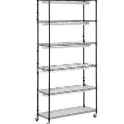 Sale Plantestativ med vækstlys 6 etager, 180W, 70,9, indendørs plantedyrkningshylde, justerbar højde, moderne design. Kit Til Plante- & Urtedyrkning