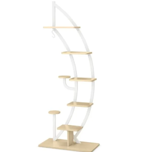 Sale Plantestativ, 60x30x155 cm - materiale: spånplade, mdf-plade, stål Plantestativer