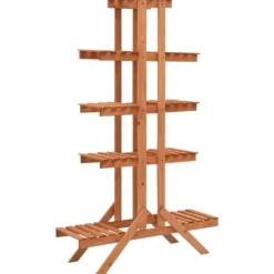 Discount Plantestativ 83x25x132 cm massivt fyrretræ - Plantestativ - Plantestativer - Home & Living Plantestativer