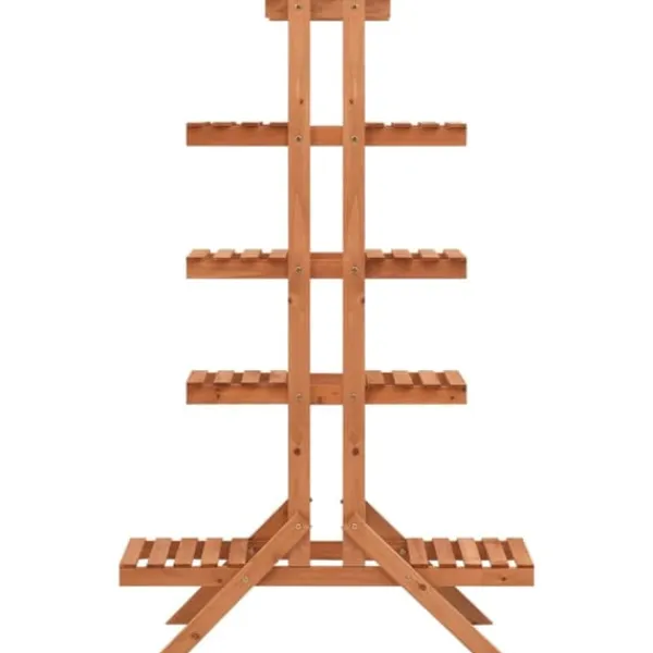 Discount Plantestativ 83x25x132 cm massivt fyrretræ - Plantestativ - Plantestativer - Home & Living Plantestativer