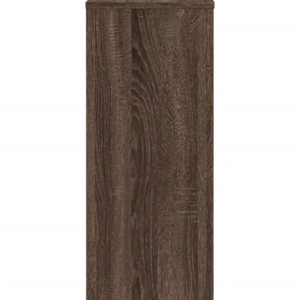 Plantestativer 2 stk. - Konstrueret træ | Farve: Brunt eg | Størrelse: 30x30x70 cm Plantestativer