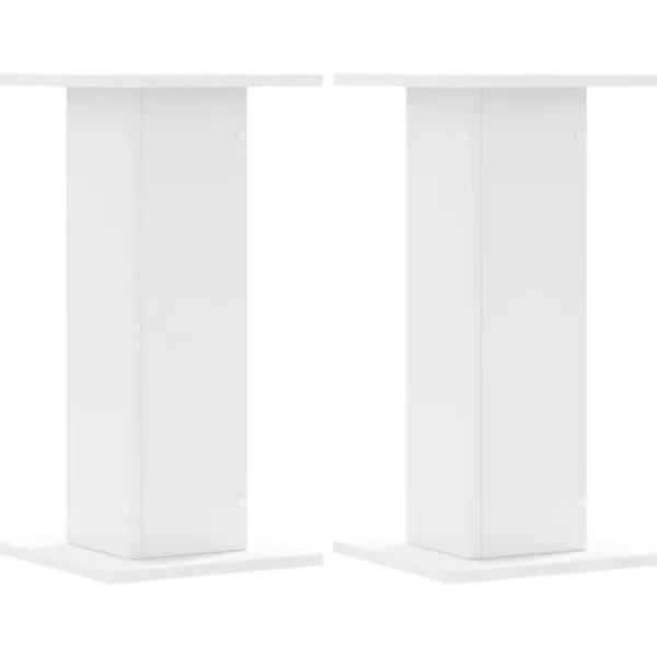 Plantestativer^Plantestativer 2 stk. - Slidstærkt konstrueret træ | Størrelse: 30x30x60 cm | Farve: Hvid