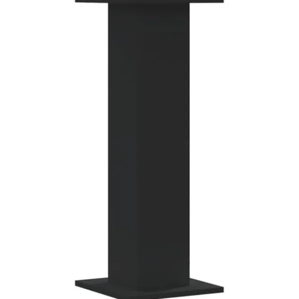 Outlet Plantestativer 2 stk. - Slidstærke træstativer til planter | Farve: Sort | Størrelse: 30x30x80 cm Plantestativer