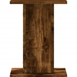 Plantestativer^Plantestativer 2 stk. - Slidstærkt konstrueret træ | Størrelse: 30x30x40 cm | Farve: Røget eg