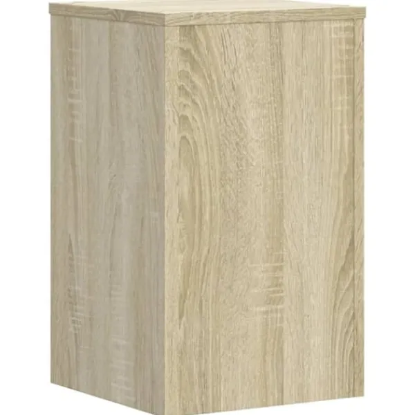 Plantestativer^Plantestativer 2 stk. - Slidstærkt konstrueret træ i sonoma-eg | Størrelse: 30x30x50 cm