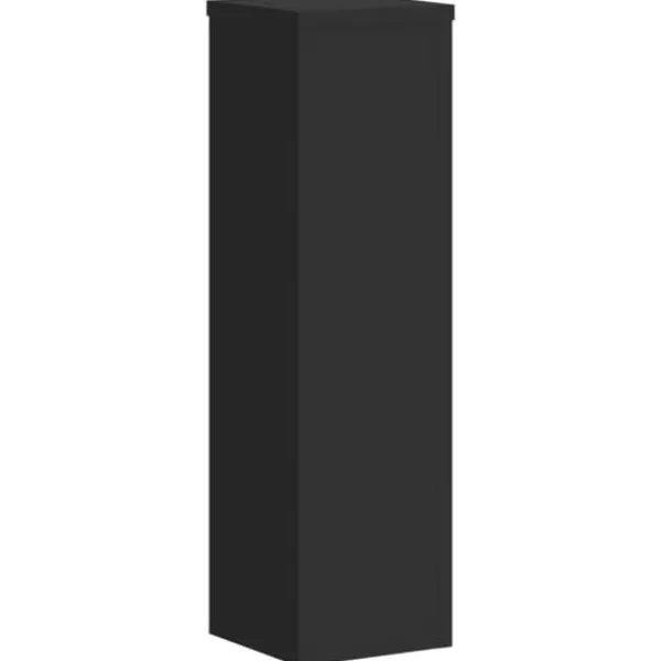 Online Plantestativer 2 stk. - Slidstærkt konstrueret træ | Farve: Sort | Størrelse: 17x17x60 cm Plantestativer