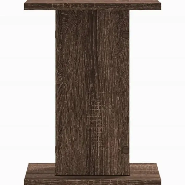 Plantestativer^Plantestativer 2 stk. - Slidstærkt konstrueret træ | Størrelse: 30x30x40 cm | Farve: Brun eg