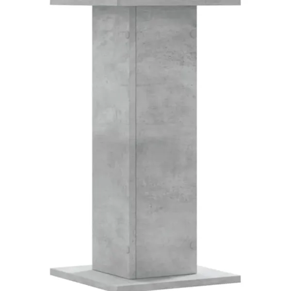 Plantestativer^Plantestativer 2 stk. - Stabilt konstrueret træ | Farve: Betongrå | Størrelse: 30x30x60 cm