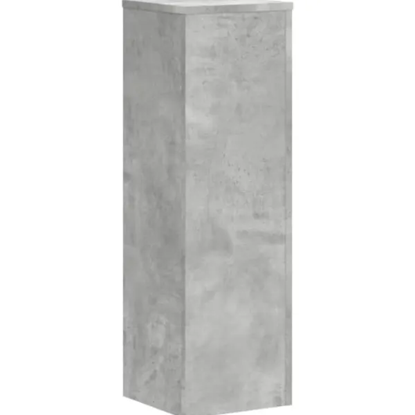 Plantestativer^Plantestativer 2 stk. - Stabilt og tidløst design | Størrelse: 25x25x80 cm | Farve: Betongrå