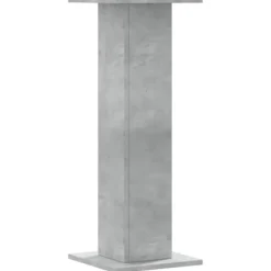 Plantestativer^Plantestativer 2 stk. - Stabilt trædesign | Størrelse: 30x30x80 cm | Farve: Betongrå