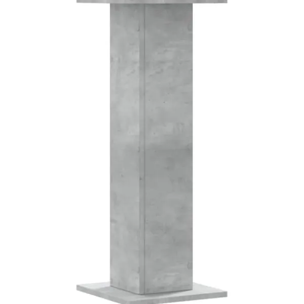 Plantestativer^Plantestativer 2 stk. - Stabilt trædesign | Størrelse: 30x30x80 cm | Farve: Betongrå