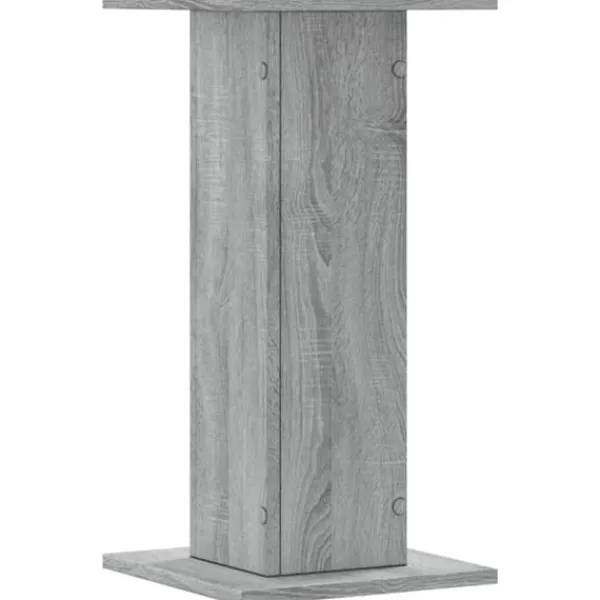 Plantestativer^Plantestativer 2 stk. - Stabilt konstrueret træ | Farve: Grå sonoma-eg | Størrelse: 30x30x60 cm