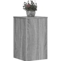 Plantestativer^Plantestativer 2 stk. - Stabilt konstrueret træ | Farve: Grå Sonoma-eg | Størrelse: 30x30x50 cm