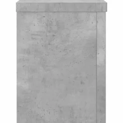 Plantestativer^Plantestativer 2 stk. - Stabilt træ design til planter | Størrelse: 15x15x20 cm | Farve: Betongrå