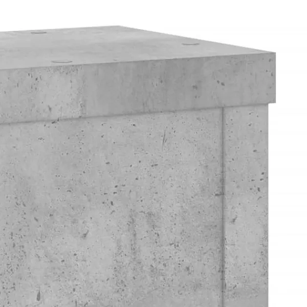 Plantestativer^Plantestativer 2 stk. - Stabilt træ design til planter | Størrelse: 15x15x20 cm | Farve: Betongrå