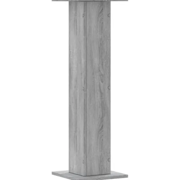 Plantestativer^Plantestativer 2 stk. - Stabilt konstrueret træ | Farve: Grå Sonoma-eg | Størrelse: 30x30x95 cm
