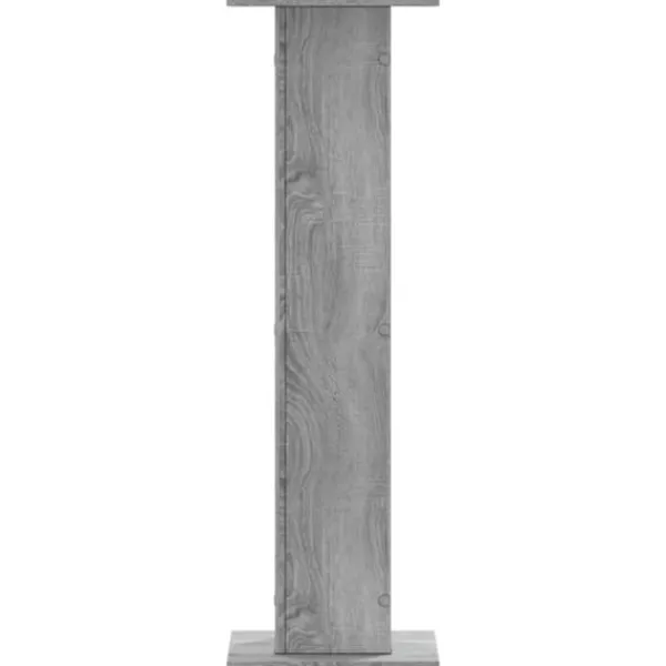 Plantestativer^Plantestativer 2 stk. - Stabilt konstrueret træ | Farve: Grå Sonoma-eg | Størrelse: 30x30x95 cm