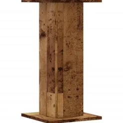 Discount Plantestativer 2 stk. i antikt træ - Slidstærk og stabil | Størrelse: 30x30x60 cm Plantestativer