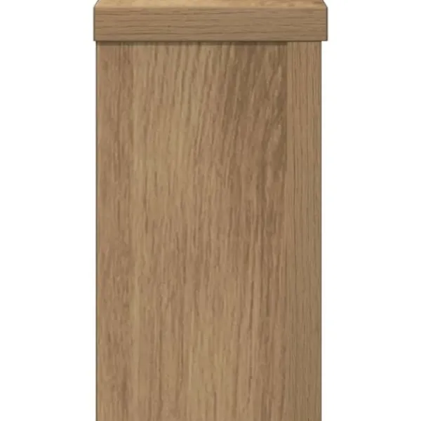 Plantestativer^Plantestativer 2 stk. i konstrueret træ - Høj kvalitet | Størrelse: 10x10x18 cm | Farve: Egetræsfarvet