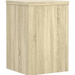 Plantestativer^Plantestativer 2 stk. i konstrueret træ - Slidstærkt & stabilt | Størrelse: 20x20x30 cm | Farve: Sonoma-eg