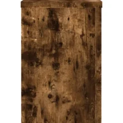 Plantestativer^Plantestativer 2 stk. i konstrueret træ - Slidstærkt design | Størrelse: 20x20x30 cm | Farve: Røget eg
