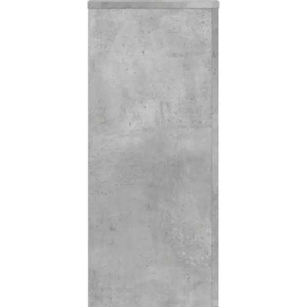 Outlet Plantestativer 2 stk. i konstrueret træ - Slidstærk design | Størrelse: 30x30x70 cm | Farve: Betongrå Plantestativer