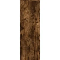 Plantestativer 2 stk. i konstrueret træ - Modern design | Størrelse: 33x33x100 cm | Farve: Røget eg Plantestativer