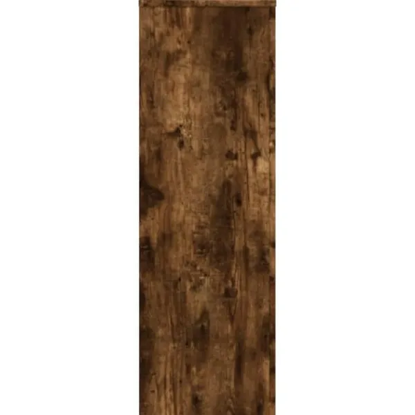 Plantestativer 2 stk. i konstrueret træ - Modern design | Størrelse: 33x33x100 cm | Farve: Røget eg Plantestativer