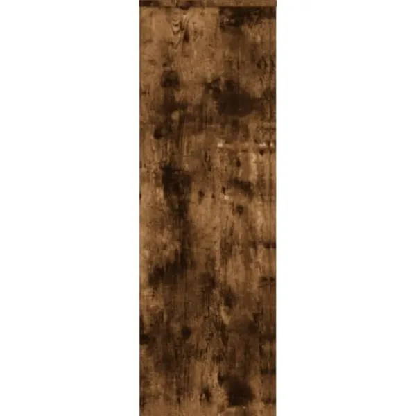 Plantestativer 2 stk. i konstrueret træ - Modern design | Størrelse: 33x33x100 cm | Farve: Røget eg Plantestativer