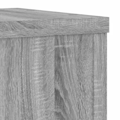 Online Plantestativer 2 stk. i konstrueret træ - Minimalistisk design | Farve: Grå sonoma-eg | Størrelse: 25x25x35 cm Plantestativer