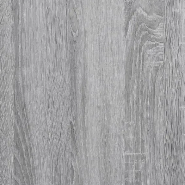 Online Plantestativer 2 stk. i konstrueret træ - Minimalistisk design | Farve: Grå sonoma-eg | Størrelse: 25x25x35 cm Plantestativer